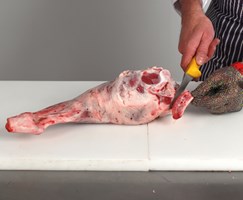 Leg – Carvery without chump Meat Cut Spec Step 6